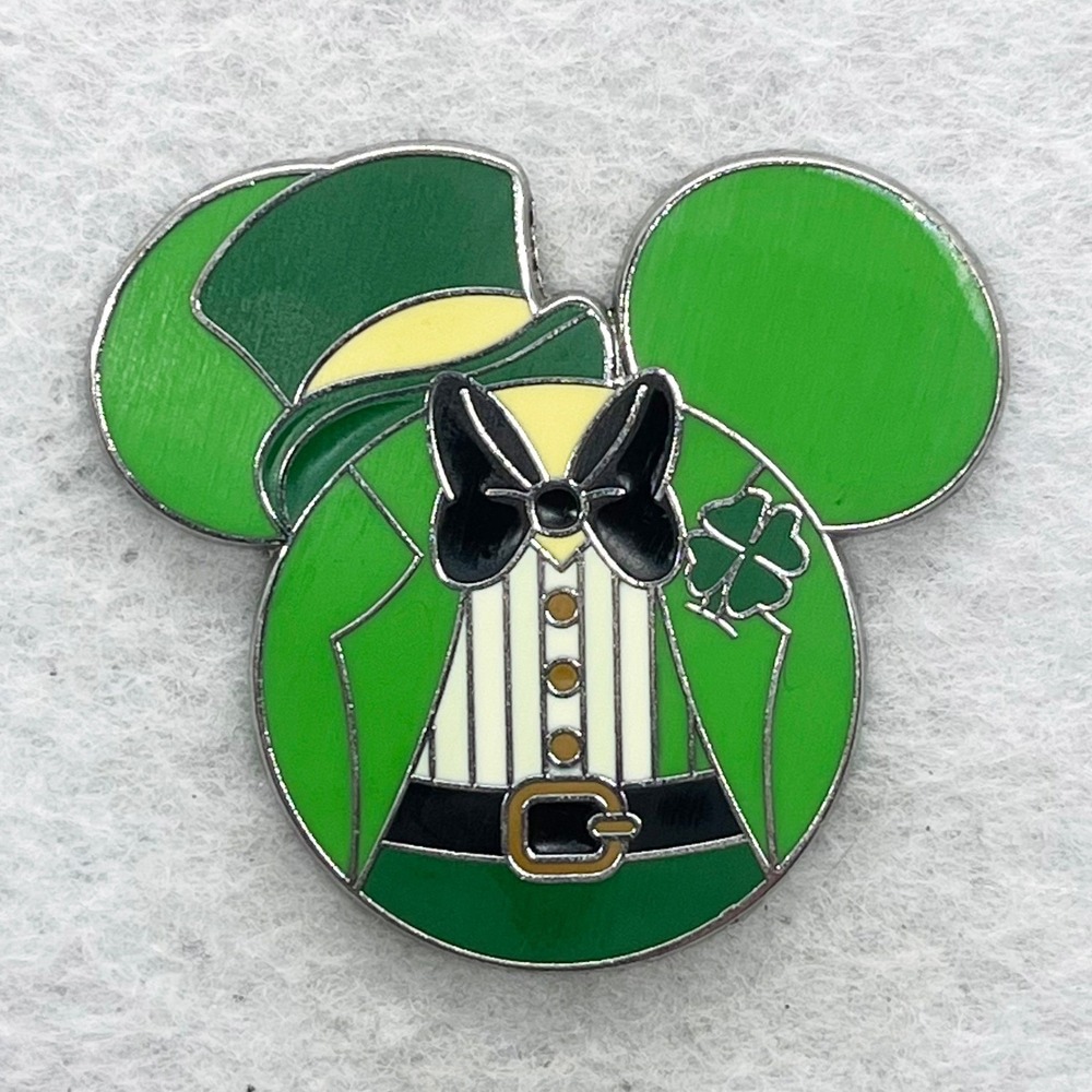 🔮 5/$25 Disney Mickey Mouse Leprechaun St. Patrick's Day Pin